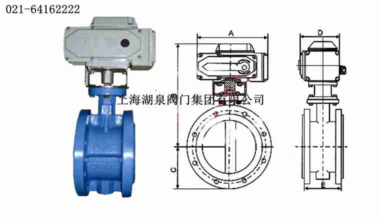 d941X-16c電動(dòng)蝶閥的型號意義及結(jié)構(gòu)詳細(xì)圖解